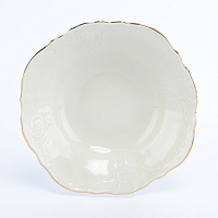 Набор салатников 19см 6шт Белый узор слоновая кость Bernadotte
