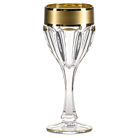 Набор фужеров 290мл 6шт Safari Mat Gold  Crystalite Bohemia