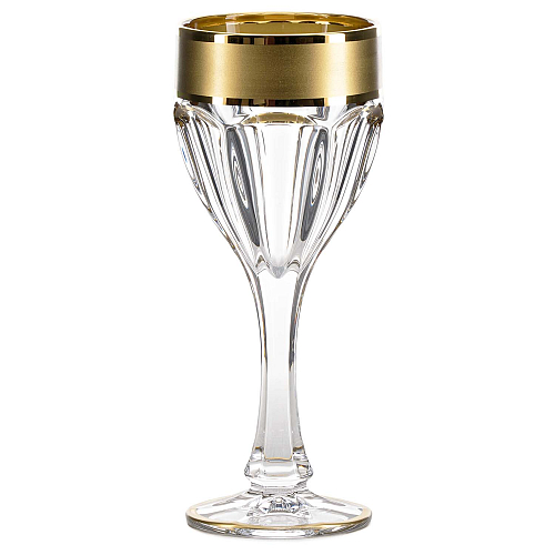 Набор фужеров 290мл 6шт Safari Mat Gold  Crystalite Bohemia