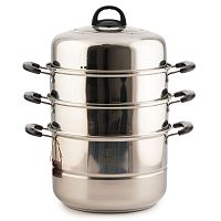 Мантоварка-пароварка 30см 4 яруса Rashel