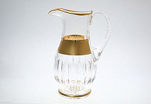 Графин 1,3л хрусталь с золотом