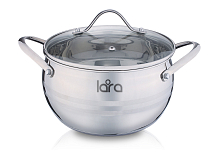 Кастрюля с крышкой 22*12,5см 4,7л Lara Apple