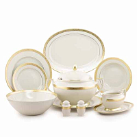 Сервиз столовый 6пер 26пр с супником Constanza Creme Gold 3064 Falkenporzellan
