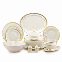 Сервиз столовый 6пер 26пр с супником Constanza Creme Gold 3064 Falkenporzellan