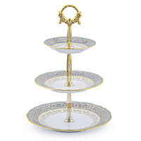 Горка 3 яруса Зеленый лист Queen's Crown