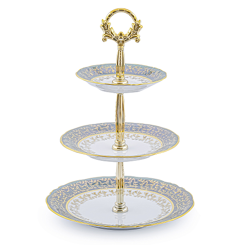 Горка 3 яруса Зеленый лист Queen's Crown