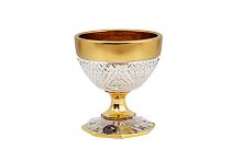 Варенница 9см н/н хрусталь с золотом Филиция Crystal HeArt