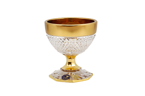 Варенница 9см н/н хрусталь с золотом Филиция Crystal HeArt