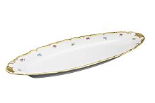 Блюдо для рыбы 56см Мейсенский цветок Queen's Crown