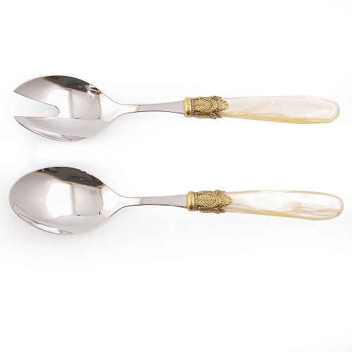 Набор для салата 2пр Ischia Antique Gold Shampagne Steel Domus Design Набор для салата 2пр Ischia Antique Gold Shampagne Steel Domus Design