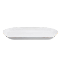 Поднос 37см Белый узор Bernadotte