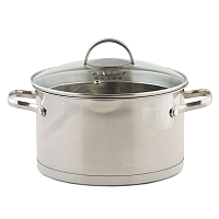 Кастрюля 22см 4,7л с/кр Linea Torino Regent inox