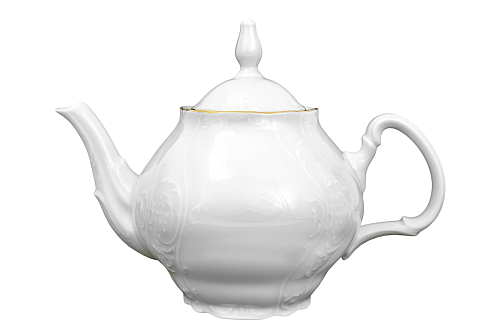 Чайник 1,2л Белый узор слоновая кость Bernadotte Чайник 1,2л Белый узор слоновая кость Bernadotte