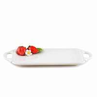 Поднос прямоугольный 40*22см Клубника Annaluma