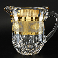 Графин Timon s.r.l. Adagio jug avory mat plat gold