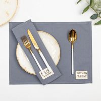 Набор салфеток 40*30см 2шт синий Kitchen Этель