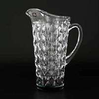 Графин 1,25л Diamond зеленый Crystalite Bohemia