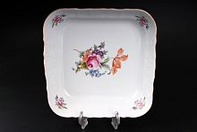 Салатник 25см 1шт квадратный Лопух(3шт кор) Bernadotte