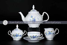 Сервиз чайный 15пр Незабудка синяя линия Bernadotte