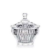 Конфетница 12см с крышкой хрусталь Crown Jewel Rogaska