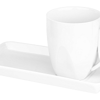 Чашка с блюдцем для десерта 2пр чашка 300мл Айсберг Elan Gallery