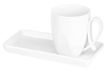 Чашка с блюдцем для десерта 2пр чашка 300мл Айсберг Elan Gallery