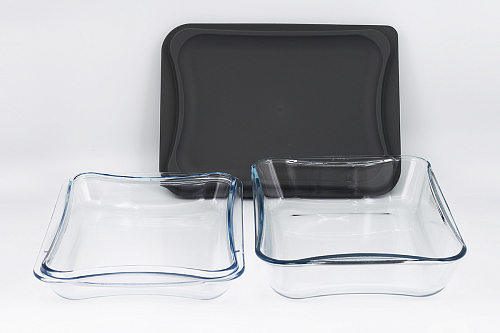 Набор блюд для запекания 2.5л+1.9л с крышками