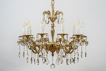 Люстра 10 рожковая золото Royal Bohemia