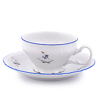 Набор чайных пар 250мл 6шт Гуси