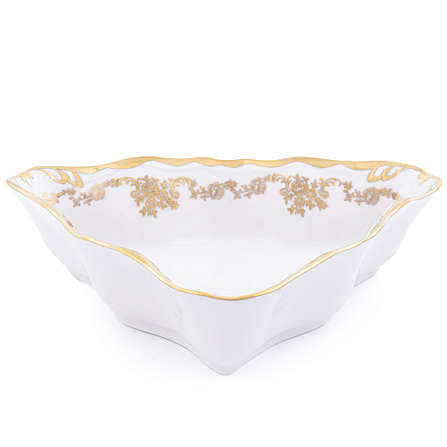 Салатник треугольный 22см 1шт Кастел Queen's Crown