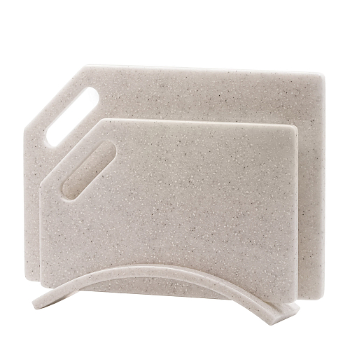 Набор досок на подставке 2шт Мрамор Mastony