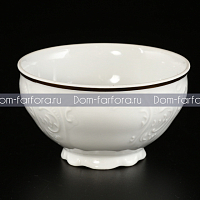 Набор бульонниц 180мл 6шт без ручек Белый узор Bernadotte