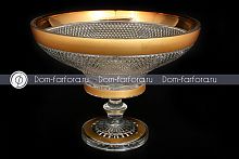 Фруктовница 355мл хрусталь с золотом Max Crystal