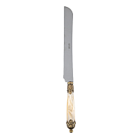 Нож для хлеба Siena Antique Gold Shampagne Steel Domus Design