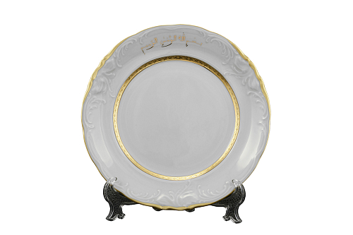 Набор тарелок 24см 6шт Слоновая кость Frederika Sterne Porcelan