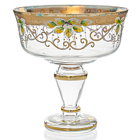 Конфетница 20см золото Star Crystal