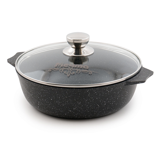 Жаровня 3л с крышкой Гранит Black Induction Pro Мечта Жаровня 3л с крышкой Гранит Black Induction Pro Мечта