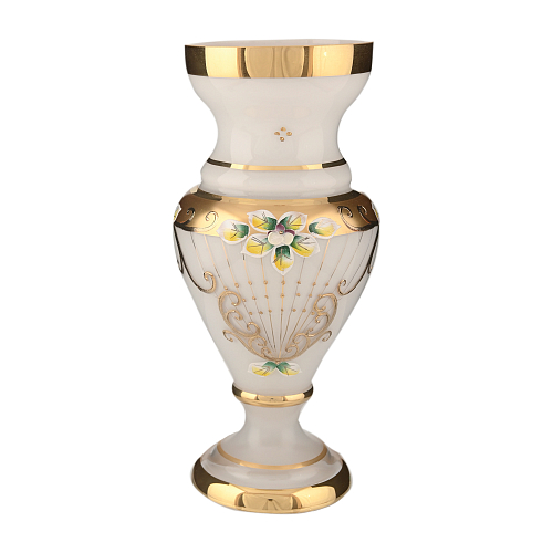 Ваза 30см золото белый фон