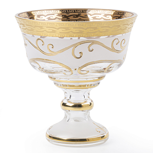 Конфетница 13см Simona золото Star Crystal