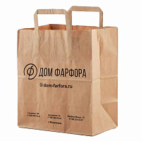 Пакет подарочный 48*44,5*18 крафт 