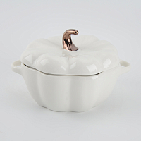 Форма для запекания 700мл Pumpkin white Royal Classics