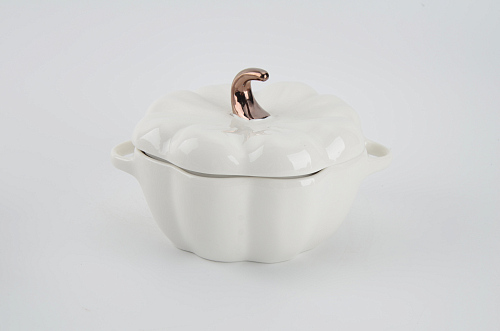 Форма для запекания 700мл Pumpkin white Royal Classics