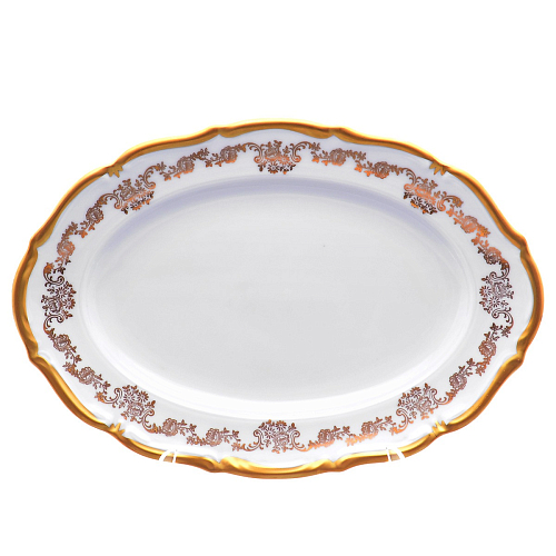 Блюдо овальное 28см 1шт Кастел Queen's Crown