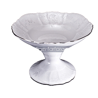 Фруктовница 25см н/н Платиновый узор Bernadotte