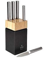 Набор ножей 5 предметов на подставке Level TalleR