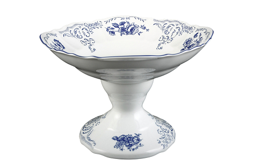 Фруктовница н/н 25см Синие розы Bernadotte