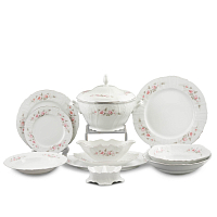 Сервиз столовый 6пер 26пр Серая роза PL Bernadotte