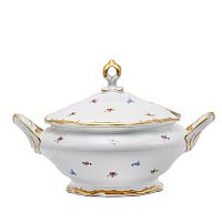 Супник 1шт Мейсенский цветок Queen's Crown