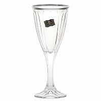 Набор фужеров 245мл 6шт Windsor MatPlatinum Rim AS Crystal