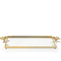 Поднос на ножках 40см Бабочки